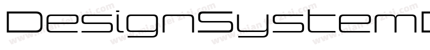 DesignSystemD 700I字体转换